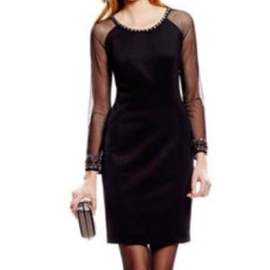 Chetta B. Black Cocktail Dress Size 6 NWOT